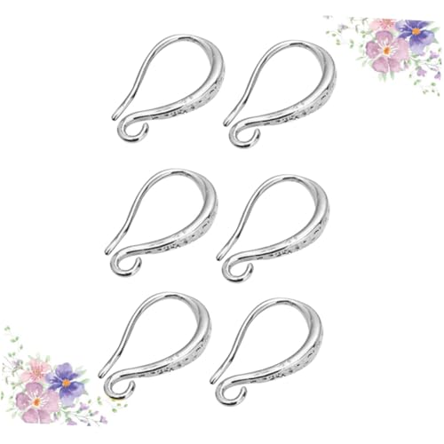 NUOBESTY 3 Paar Teiliges DIY Ohrhaken Schmuckherstellung Weißgold Lifting Ear Hook Ohrhaken Zubehör Ohrringe Selber Machen für Damen Büro Party Reise von NUOBESTY