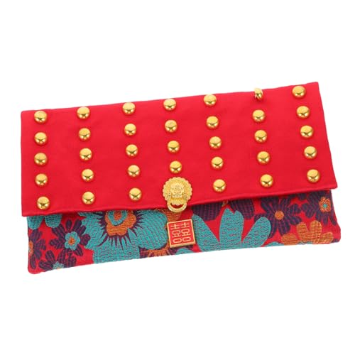 NUOBESTY 3 Stück Stickerei Rotes Päckchen Geldbörse Kreative Geldtasche Für Neujahr Zarte Geldtasche Als von NUOBESTY