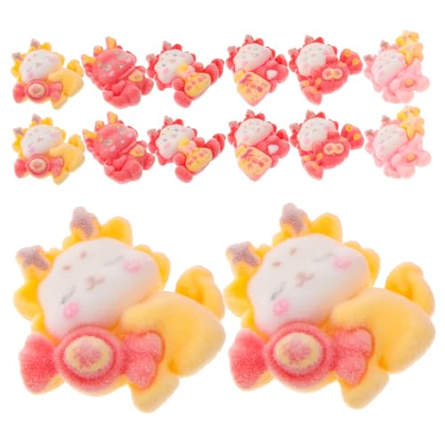 NUOBESTY 30stücke Drachenanhänger Harzanhänger Für Bastelbedarf Diy-handyhüllen- Und Haarspangenherstellung Bastelzubehör Selbst Machen von NUOBESTY