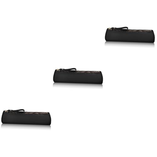 NUOBESTY 3stücke Handgefertigtes Leder Federmäppchen Eleganter Bleistiftetui Für Schule Und Büro Vintage Pencil Case Für Stifte Und Schreibwaren Kleine Kosmetiktasche Für Reisen von NUOBESTY