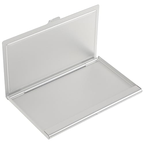 NUOBESTY 4 Stück Thermotransfer Aluminium Visitenkartenbox Aufkleber Display Telefonhülle Visitenkartenhalter Geldklammer Organizer Kartenetui Sublimationskartenbehälter von NUOBESTY