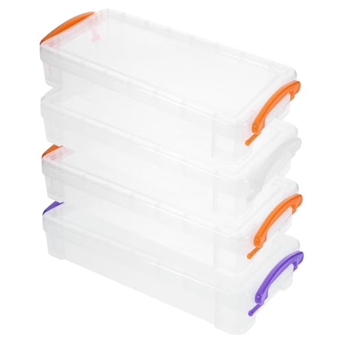 NUOBESTY 4-teilige Stapelbare Federmäppchen-aufbewahrungsbox 30 cm Großes Fassungsvermögen Hartplastik Stiftebox Bleistift-Organizer Aufbewahrungslösung Für Zuhause Und Die Schule NUOBESTY 4-teilige Stapelbare Federmäppchen-aufbewahrungsbox 30 cm Großes Fassungsvermögen Hartplastik Stiftebox Bleistift-Organizer Aufbewahrungslösung Für Zuhause Und Die Schule von NUOBESTY