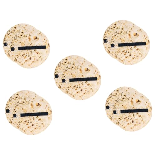 NUOBESTY 5 Sätze Tortilla Bleistiftrolle Stifttasche Im Tortilla Design Aus Langlebigem Canvas Großvolumiger Stiftehalter Für Künstler Und Schreibbedarf Platzsparend Und 2 Stücke * 5 von NUOBESTY