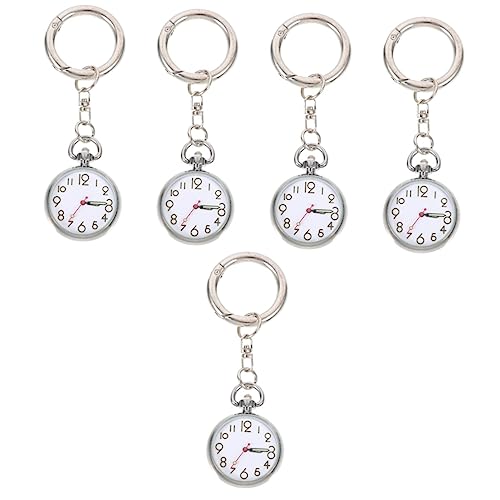 NUOBESTY 5stücke Kids Hanging Watch Tragbare Schüleruhr Mit Schlüsselanhänger Stylisch Und Leicht Für Prüfungen Für Jugendliche Präzise Zeitmessung Langlebig Und Komfortabel von NUOBESTY
