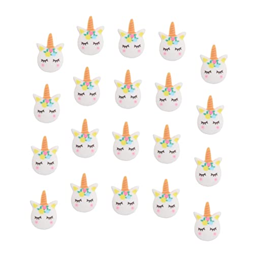 NUOBESTY 50stücke Cartoon Form Zubehör Für Mädchen Handgefertigte Brosche Und Haargummis Kreative Bastelaccessoires Für Mädchen Für Designs Und Cosplay von NUOBESTY