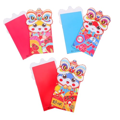NUOBESTY Pcs Schlange Jahr Tasche Chinesischen Jahr Umschlag Beutel Papier Paket Papier Verschiedene Farben von NUOBESTY
