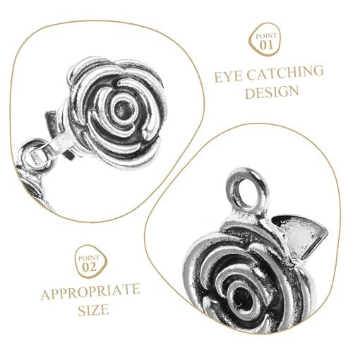 NUOBESTY 6 Stück Vintage Sweater Clips Stabile Retro Cardigan Broschen Blütenförmige Schal und Cape Verschlüsse Damen Kleidung Befestiger Sicherer Halteclip für Pullover und Blusen von NUOBESTY