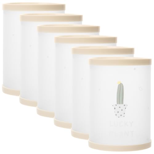 NUOBESTY 6stücke Bleistifttasche Aus Stiftebehälter Für Schreibtisch Bleistiftbecher Mit Hübschem Design Stiftbox Für Make-up-Pinsel Stifthalter Als Organizer von NUOBESTY