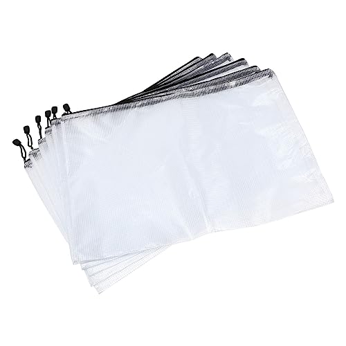 NUOBESTY 6pcs Ästhetische Schreibwaren Tasche Bleistift Fall Stift für Student Weiß NUOBESTY 6pcs Ästhetische Schreibwaren Tasche Bleistift Fall Stift für Student Weiß von NUOBESTY