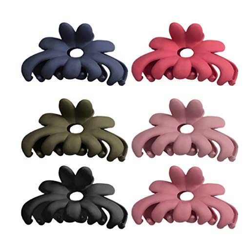 NUOBESTY 6stücke Teiliges Blumen-haarspangen Für Damen Modische Haarklammern Für Pferdeschwanz- Haar-accessoires Für Jeden Anlass Farbenfroh Und Leicht Zu Tragen von NUOBESTY