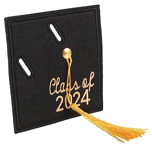 NUOBESTY Abschluss Geldhalter Party Cash Holder Weichem Filz mit Stickerei und Quaste Praktischer Geldclip mit Lesezeichen für Absolventen und Schulabschlussfeier von NUOBESTY