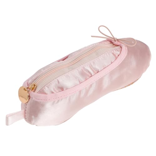 NUOBESTY Ballettschuh Stiftetui mit Reißverschluss Tragbare Kosmetiktasche für Tänzerinnen Süßes Design Geräumig und Leicht zu Reinigen für Mädchen und Kunstliebhaber von NUOBESTY