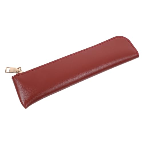 NUOBESTY Multifunktionales Pu- Federmäppchen Mit Großem Praktischer Stift Organizer Für Erwachsene Retro Design Tragbar Für Bürobedarf Und von NUOBESTY