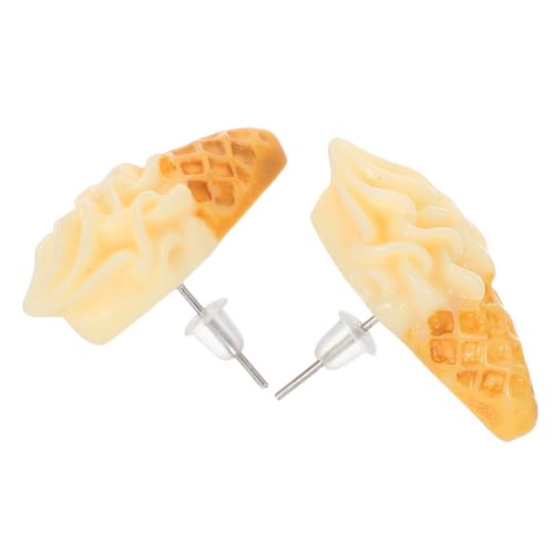 NUOBESTY Eiscreme Ohrstecker für Frauen und Teenager Mädchen Leichter Bunter Resin Ohrring Süßes Dessert Design Modischer Ohrschmuck für Party und Alltag von NUOBESTY