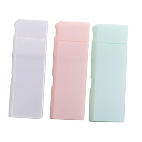 NUOBESTY 3stücke Federmäppchen Aus Kunststoff Transparentes Schreibwarenbox Stiftehalterbox Flexibler Bleistift Lagerung Fall Praktischer Stift Halter Für Schule Und Organisation von NUOBESTY