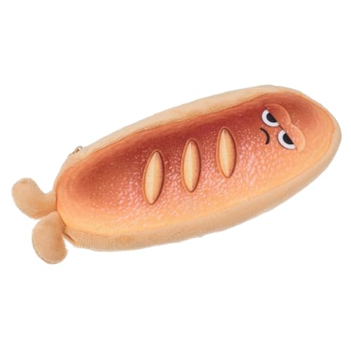 NUOBESTY Brot-federmäppchen Mit Reißverschluss Großes Federmäppchen Stiftetasche Für Schule Büro Und Kosmetik Für Teenager-mädchen von NUOBESTY