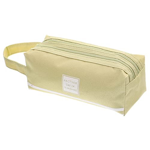 NUOBESTY Federmäppchen Mit Reißverschluss Große Kapazität Tragbare Bleistifttasche Bleistifthalter Für Jungen Und Mädchen Erwachsene Oxford-Stoff von NUOBESTY