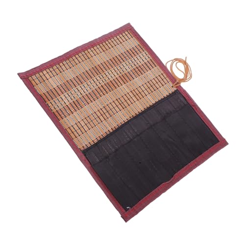 NUOBESTY Federmäppchen Aus Holz Und Segeltuch Chinesischer Pinselhalter Aufbewahrungstasche Für Pinsel Künstlerwerkzeug Bleistift-Organizer Kunstbedarf NUOBESTY Federmäppchen Aus Holz Und Segeltuch Chinesischer Pinselhalter Aufbewahrungstasche Für Pinsel Künstlerwerkzeug Bleistift-Organizer Kunstbedarf von NUOBESTY