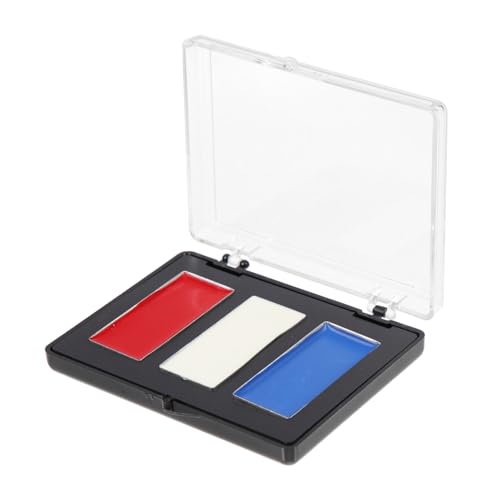 NUOBESTY Gesichtsbemalungsset mit Nationalflagge 3-tlg. Gesichtsbemalungsset für Jungen und Mädchen Party von NUOBESTY