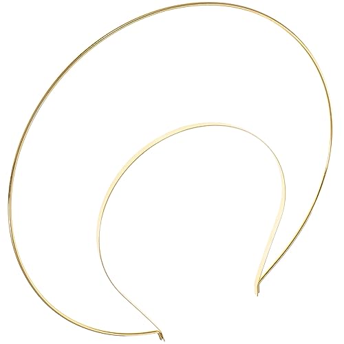 NUOBESTY Goldenes Heiligenschein-Kronen-Stirnband – Engelshaarreif-Tiara Für Frauen Metall-Kostüm-Kopfschmuck Für Partys Cosplay Festivals Halloween Und Diy-Bastelarbeiten von NUOBESTY