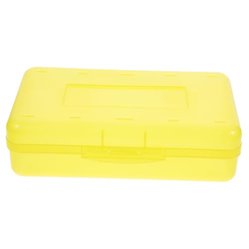 NUOBESTY Bleistiftbox Aus Kunststoff Transparentes Federmäppchen Zum Aufbewahren Von Bleistiften Und Buntstiften Leicht Und Wiederverwendbar Für Schule Und Büro von NUOBESTY