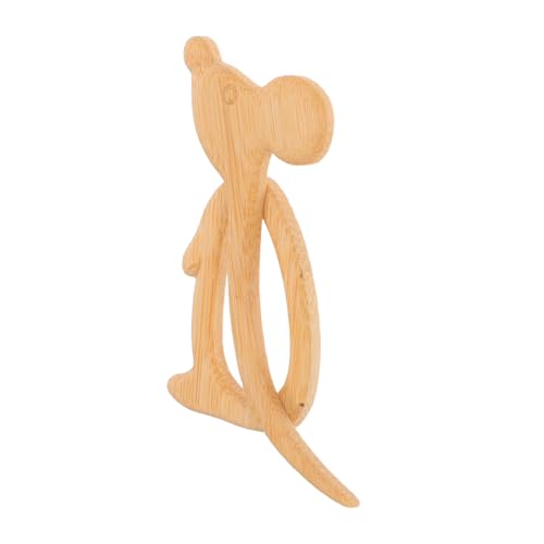 NUOBESTY Holz Brosche Handgefertigter Tierischer Anstecker Leichtes Design Vielseitig für Kleidung Schals Jacken und Rucksäcke Natürliche Maserung für Damen von NUOBESTY