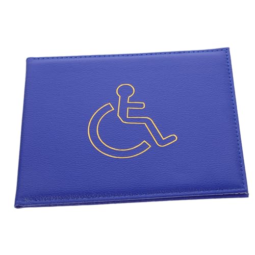 NUOBESTY ID-Fall id Card Holder id Holder Behinderten-Ausweis Cover id Badge Holder einziehbar ausbrechen Auto doppelt Sozialversicherungskartenschutz Geldbörse mit Behindertenausweis PVC von NUOBESTY