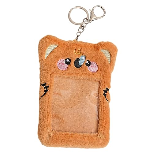 NUOBESTY Plüsch-kartenetui Für Buskarten Ausweishalter Clip Froschkartenhalter Für Jungen Und Mädchen von NUOBESTY