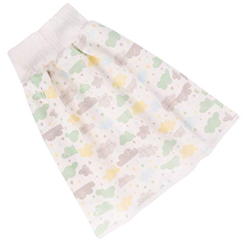 NUOBESTY Kleinkind Trainingsrock Windelrock Trainingshose Üben Windel Unterwäsche Hosen Wiederverwendbare Auslaufsichere Schlafwindelhose für Kleinkind Neugeborenen Grün Atmungsaktiv Hohe Taille von NUOBESTY
