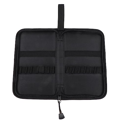NUOBESTY Kompakte Schreibwarentasche Mit 13 Löchern Stifteaufbewahrungstasche Für Schulbedarf Schwarz von NUOBESTY