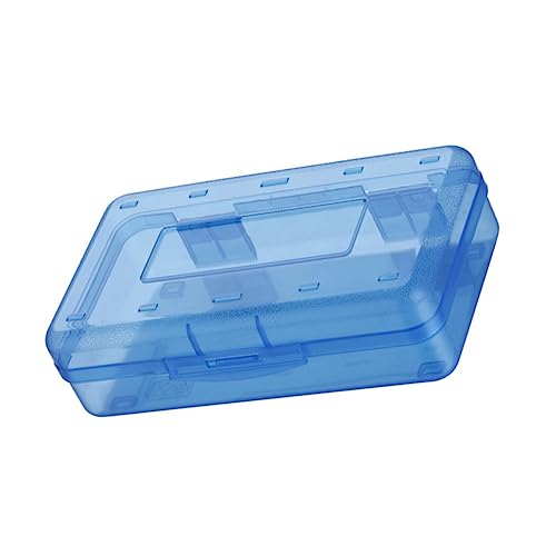 NUOBESTY Mäppchen Bleistiftbehälter Stifte Korb Lieferungen Fall Karikatur Besonders aufbewahrungsdose Storage Boxes stifthalter griffelmappe büromaterial Stift-Organizer Etui Plastik Blue von NUOBESTY