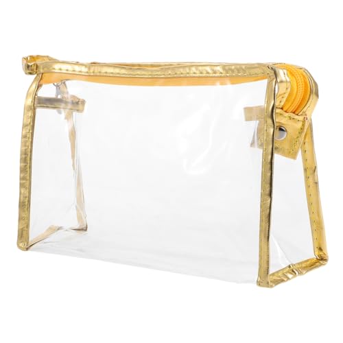 NUOBESTY 1stücke Klarer Federmäppchen Mit Reißverschluss Transparente Aufbewahrungstasche Für Schreibwaren Und Make-up Vielseitiger Organizer Für Mädchen Und Frauen Für Schule Und von NUOBESTY