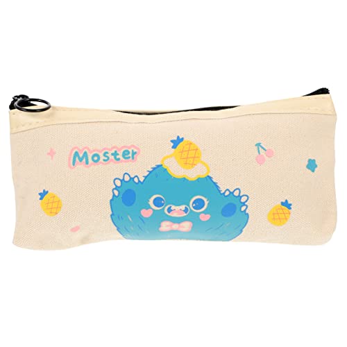 NUOBESTY Multifunktionaler Bleistiftbeutel Aus Canvas Geräumiger Und Praktischer Stiftspeicher Entzückender Bleistifthalter Für Schule Für Stifte Und Schreibutensilien von NUOBESTY