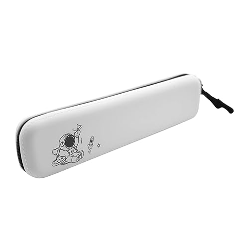 NUOBESTY Multifunktionaler Bleistiftbeutel Tragbarer Stift Organizer für Studenten Großes Aufbewahrungsetui im Astronauten Design von NUOBESTY
