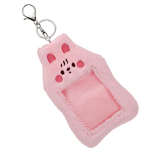 NUOBESTY Niedliche Hülle Geschenk Hasenhalter Hüllen Teufel Dekor Post-Rückseite Sichtbar Briefpapier-Hülle Schutz Anhänger Hängend Kawaii Aufbewahrung Schlüsselanhänger von NUOBESTY