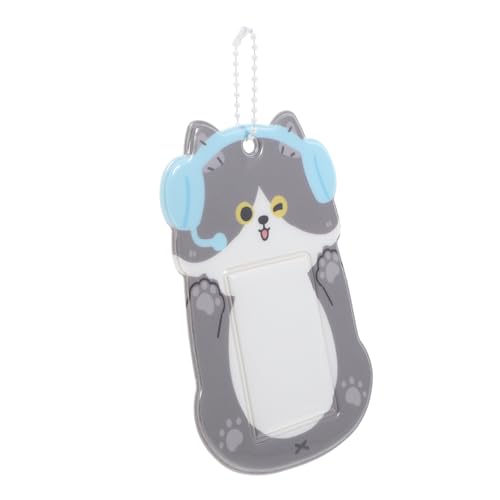 NUOBESTY Niedlicher Fotokartenhalter mit Cartoon Tierdesign PVC Ausweishalter für Frauen Studenten und Kinder Multifunktional für Id und Buskarten für Schule und Arbeit von NUOBESTY