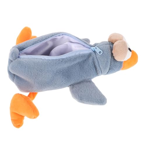 NUOBESTY Niedliches Plüschtier Federmäppchen in Vogel Form Weiche Stifttasche für Multifunktionaler Schreibwaren Organizer Kompakt und Leicht für Schule und Alltag von NUOBESTY