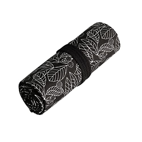 NUOBESTY Leinwand Bleistift Wrap Farbige Bleistiftverpackung Buntstiftetui Roll-up-Canvas-bleistifthülle Etui Für Stifthalter Buntstift Wrap Kapazität Federmäppchen Ärmel Wicklung Reisen von NUOBESTY