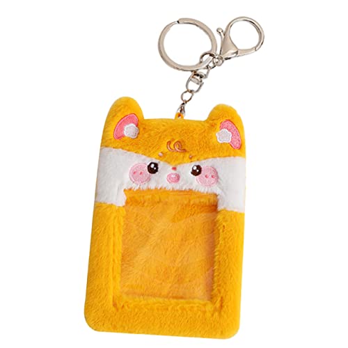 NUOBESTY Plüschkartenhalter Cartoon Id Halter für Arbeitskarten und Buskarten Leicht Wasserabweisend für Büro Schule und Freizeit von NUOBESTY