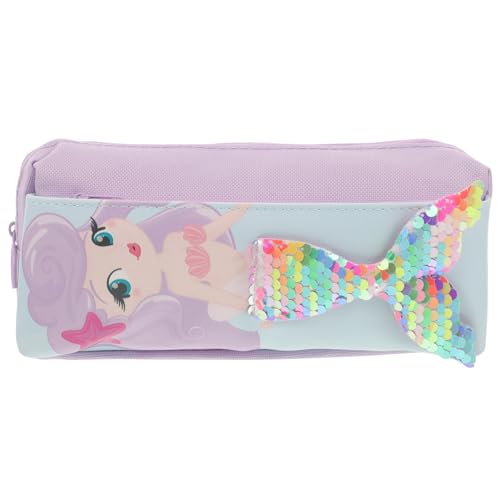 NUOBESTY Reise Kosmetik Etui Ästhetisches Stiftetui mit Pailletten Doppelschichtiges Federmäppchen für Sicherer Reißverschluss Tragbar für Schreibwaren NUOBESTY Reise Kosmetik Etui Ästhetisches Stiftetui mit Pailletten Doppelschichtiges Federmäppchen für Sicherer Reißverschluss Tragbar für Schreibwaren von NUOBESTY