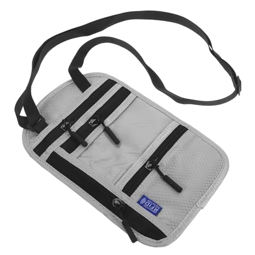 NUOBESTY Reise-geldgürtel Mit Blockierender Abdeckung Umhängetasche Für Damen Und Herren Organisierter Dokumentenhalter Für Business Und Freizeit von NUOBESTY