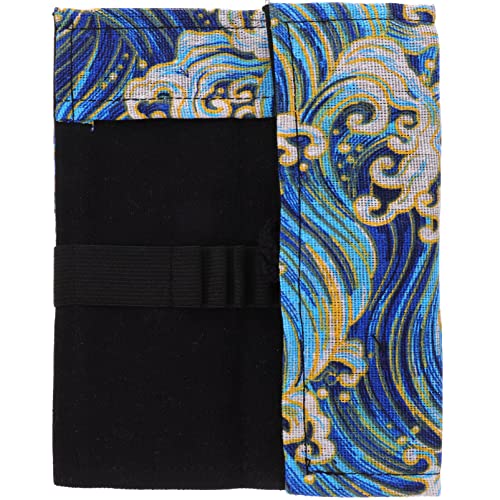 NUOBESTY 12löcher Roll-up Stiftetui Baumwolle Großer Kapazitäts-mäppchen Für Buntstifte Tragbarer Organizer Für Künstler Und Schüler Japanischer Stil Fächer Langlebig Und von NUOBESTY