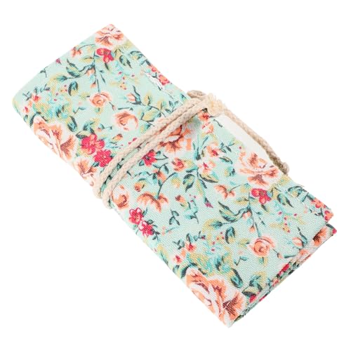 NUOBESTY Bleistiftbeutel Tragbare Stiftehalter Rollmäppchen Für Stifte Stifte Tasche Aufbewahrungstasche Organizer Mit Viel Platz Für Schreibwaren von NUOBESTY