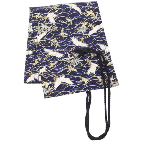 NUOBESTY Federmäppchen Zum Aufrollen Für Mädchen Großes Stiftfach Stifttasche Aus Baumwolle Aufrollbares Mäppchen Stifte-Organizer Zum Aufbewahren Von Kunstbedarf von NUOBESTY