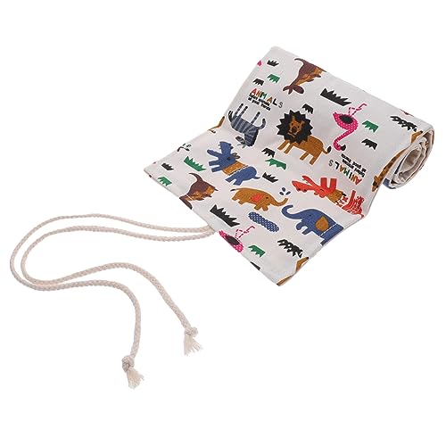NUOBESTY Canvas-stifte-Organizer Roll-wrap-federmäppchen Stiftetasche Skizzen-rolltasche NUOBESTY Canvas-stifte-Organizer Roll-wrap-federmäppchen Stiftetasche Skizzen-rolltasche von NUOBESTY