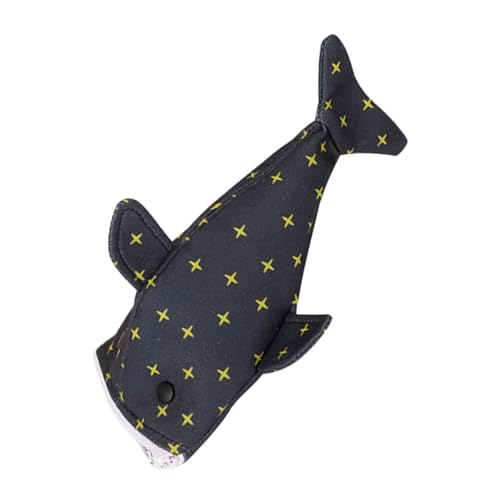 NUOBESTY Shark Stiftetui Kawaii Design Großes Fassungsvermögen Robuster Canvas Organizer Schüler Federmäppchen Für Schule Büro Reisen von NUOBESTY