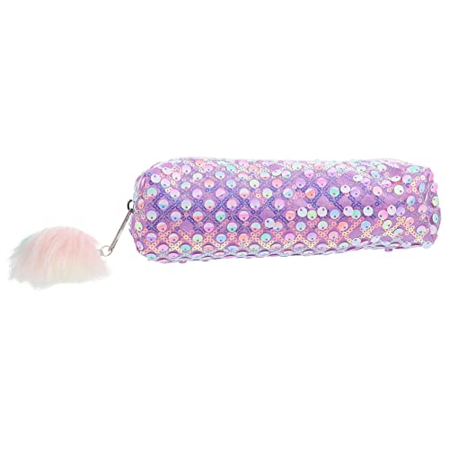 NUOBESTY Bleistiftbeutel-Organizer Federmäppchen Meerjungfrau Federmäppchen Mit Pailletten Süßes Federmäppchen Bling Federmäppchen Kosmetiktasche Etui Stifthalter Polyester Tragbar Student von NUOBESTY