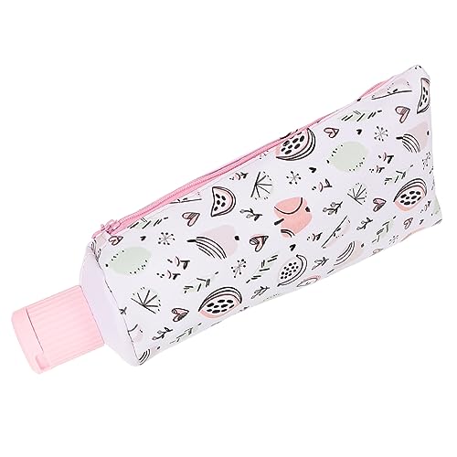 NUOBESTY Tragbare Stifttasche Aus Leder Federmäppchen Für Schule Und Reisen Praktische Aufbewahrungstasche Für Stifte Bleistifte Und Schreibwaren von NUOBESTY