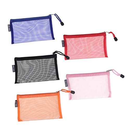 NUOBESTY Transparente Reißverschluss Stifteetui Multifunktionale Stift Und Kosmetiktasche Für Bürobedarf Und Reiseaccessoires Gemischte Farben NUOBESTY Transparente Reißverschluss Stifteetui Multifunktionale Stift Und Kosmetiktasche Für Bürobedarf Und Reiseaccessoires Gemischte Farben von NUOBESTY