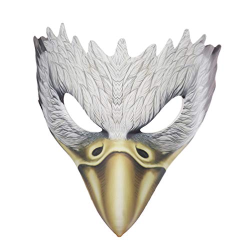 NUOBESTY Überzogene Maskerade Cosplay Maskerade Kostüm Karneval Maske Halbmaske Adler Maske für Kostüm Maskerade Cosplay Party von NUOBESTY